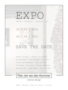 Save the date - expo 2022